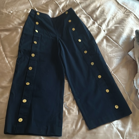 Adorable cropped wide leg Club Monaco pant - Picture 5 of 9